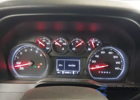 2021 Chevrolet Silverado 1500 4Wd Short Bed Custom из США, поврежденный, VIN 3GCPYBEK4MG313843